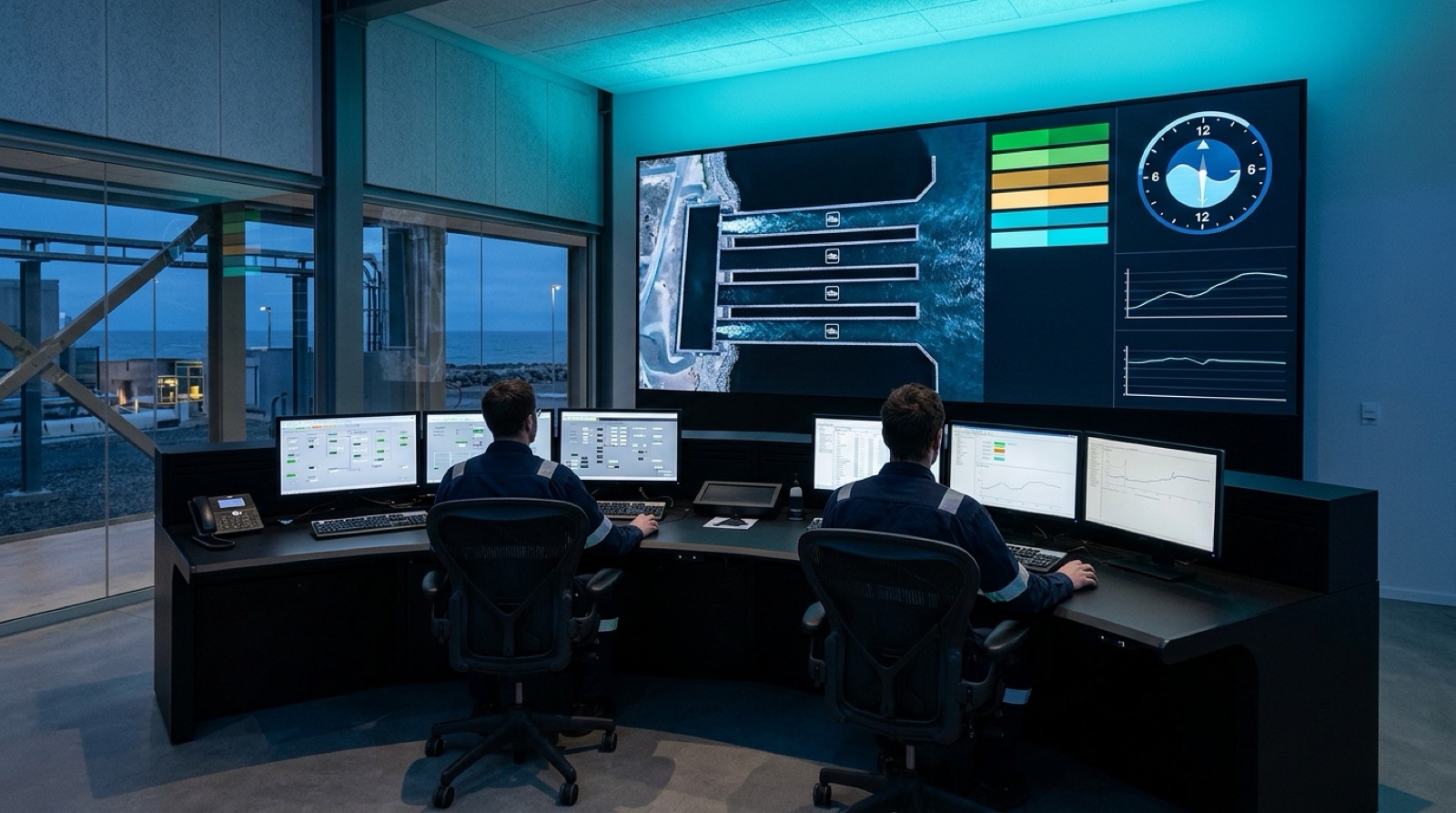 Control room running Bloom Incident OS